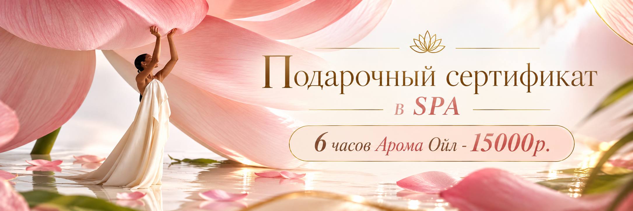 Подарочный сертификат в СПА Подарочный сертификат в СПА