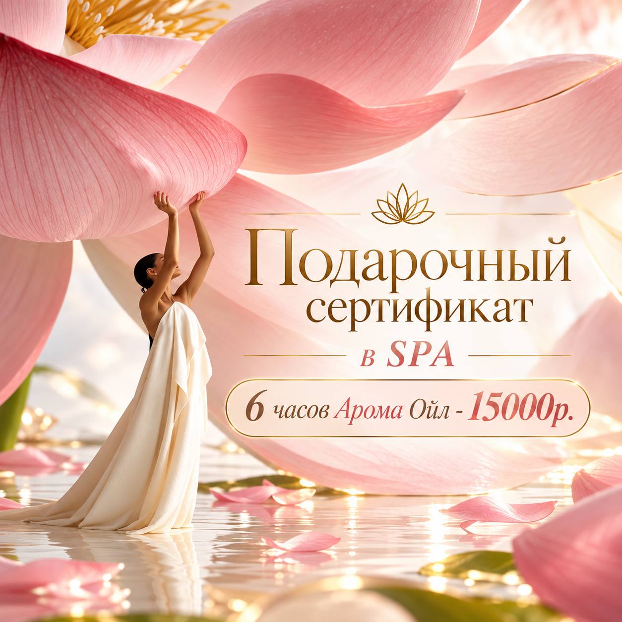 Подарочный сертификат в СПА